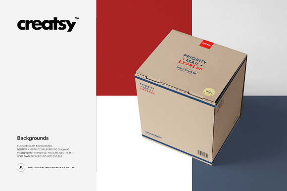 Mailing Box 3 Types Mockup Set in Product Mockups - product preview 9