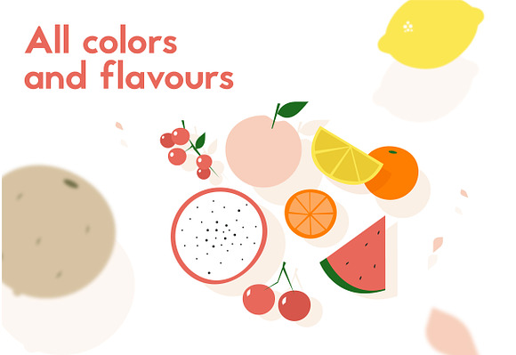 Cute fruit icons - Vector in Cute Icons - product preview 2