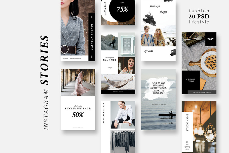 Instagram Stories-Lifestyle&Fashion in Instagram Templates - product preview 8