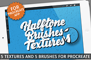Halftone Textures/Brushes -Procreate