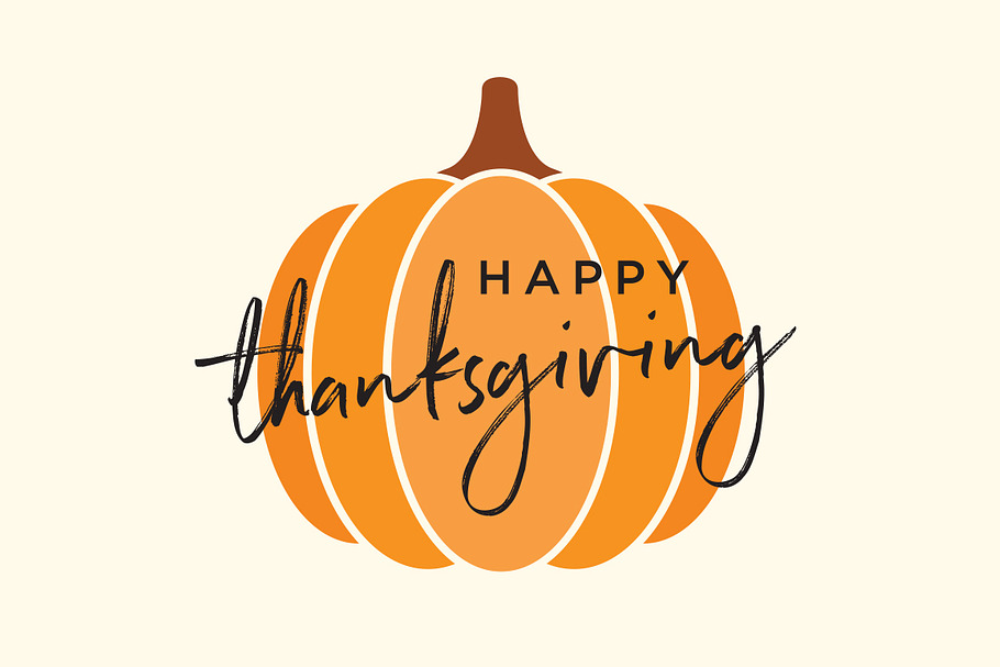 Happy Thanksgiving Pumpkin Icon