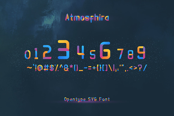 Atmosfhira | Colorfont in Display Fonts - product preview 3