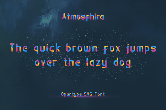 Atmosfhira | Colorfont in Display Fonts - product preview 5
