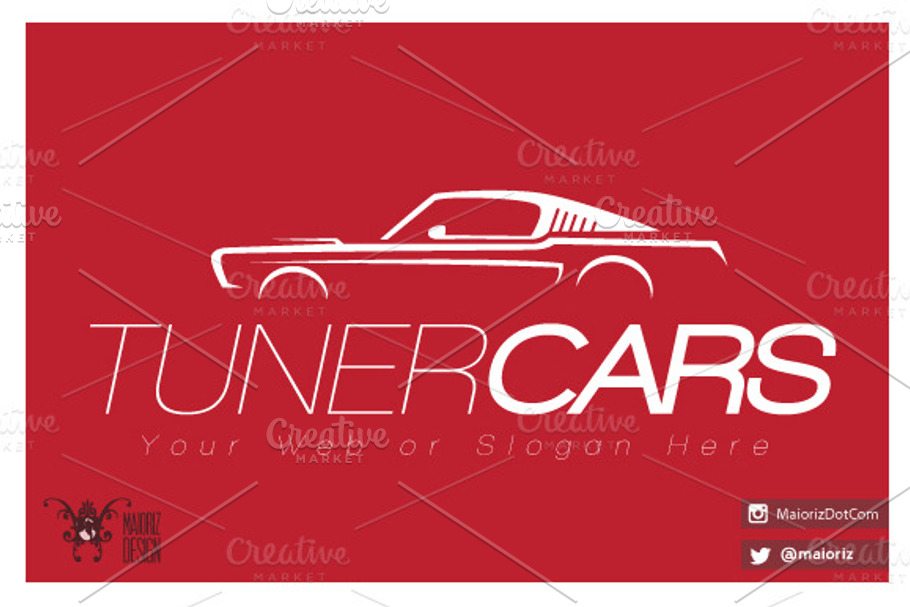 Tuner Cars in Logo Templates - product preview 8