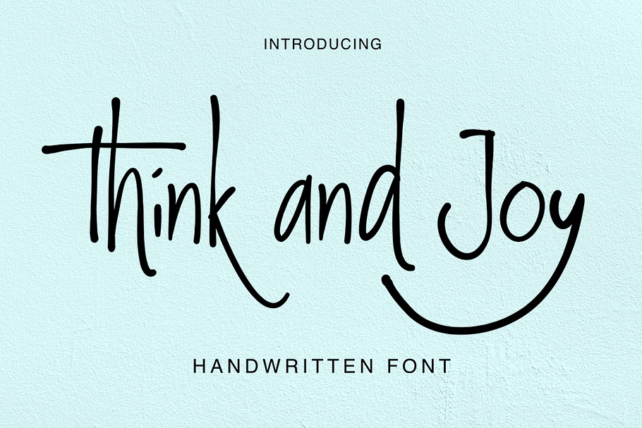 Think and Joy in Display Fonts - product preview 8
