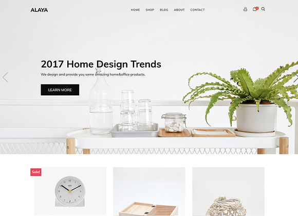 Alaya - A Minimalist Shop Theme in WordPress Commerce Themes - product preview 2