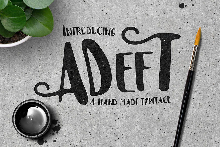 Adeft  in Display Fonts - product preview 8