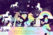 Magical Unicorns, Einhorn, Rainbow