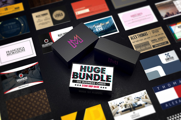 Gold And Black Business Card in Business Card Templates - product preview 4