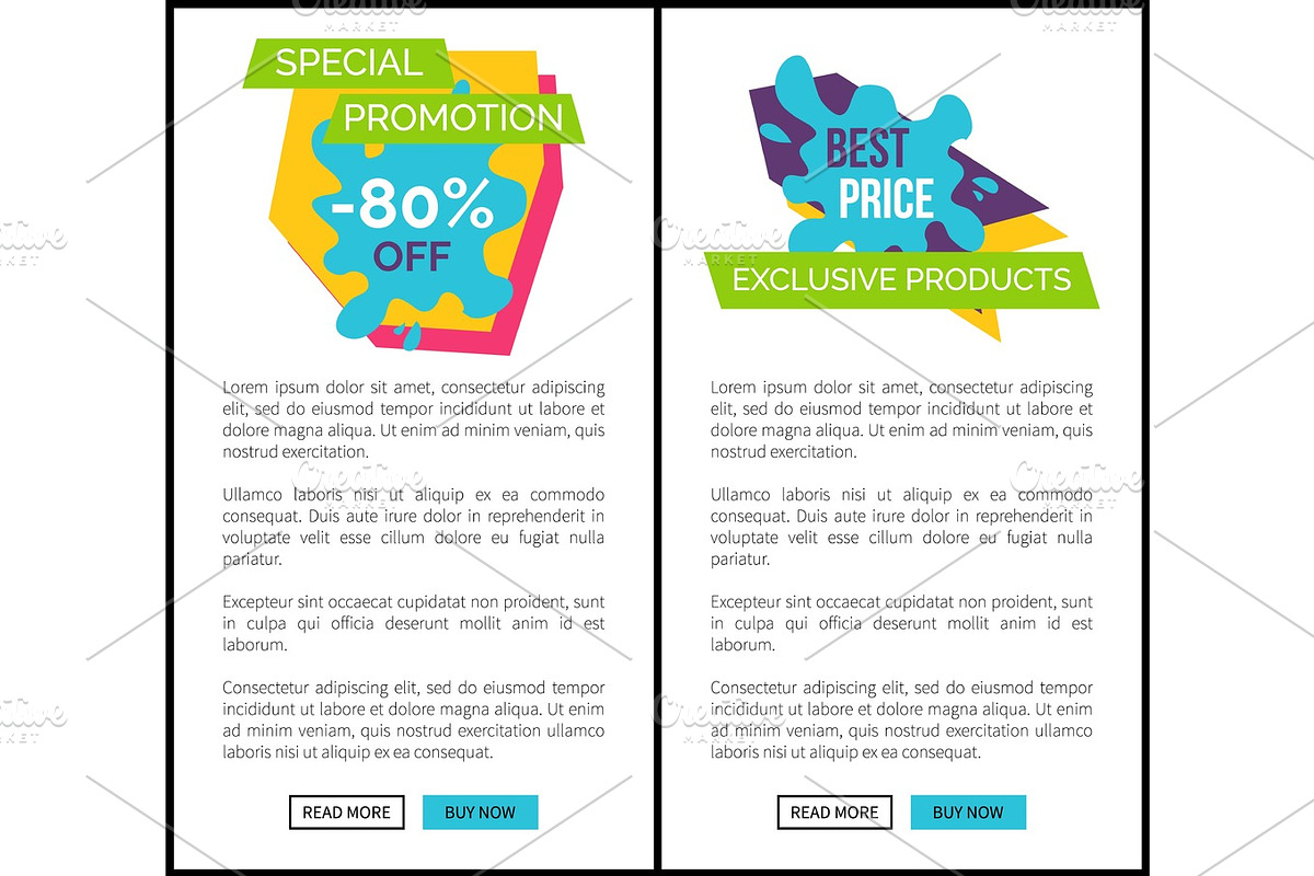 Special Promotion -80% Off, Best Price Web Posters in Illustrations - product preview 8
