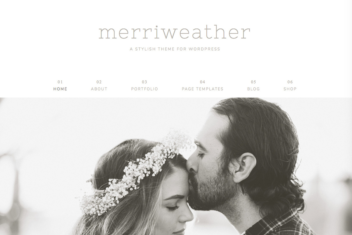 Merriweather Wordpress Theme in WordPress Photography Themes - product preview 8