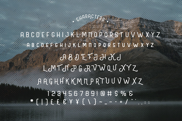 Mountain in Display Fonts - product preview 1