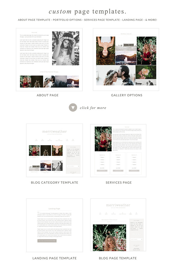 Merriweather Wordpress Theme in WordPress Photography Themes - product preview 3