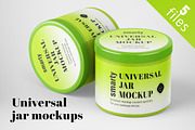 Universal Jar Mockups
