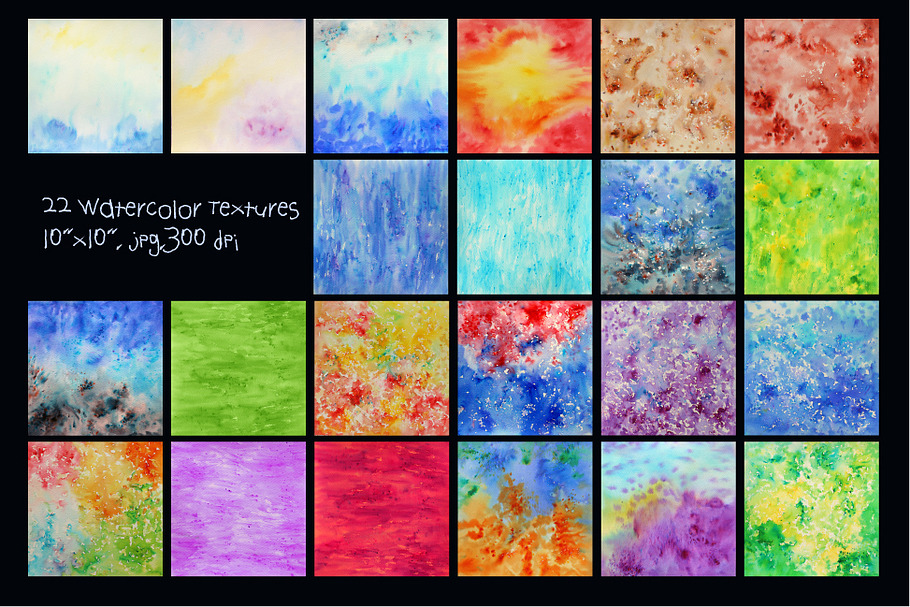 Watercolor Texture Bundle in Textures - product preview 8