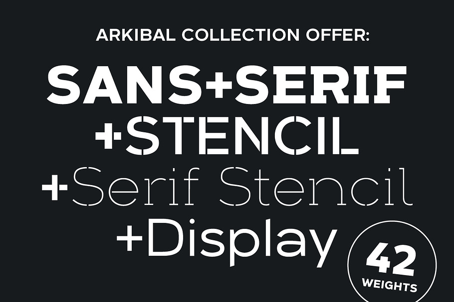 The Arkibal Collection - Bundle in Sans-Serif Fonts - product preview 8