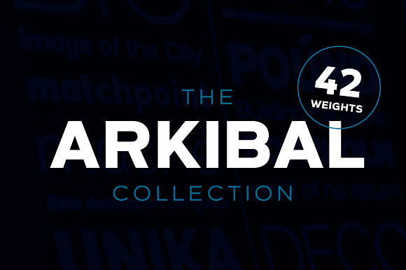 The Arkibal Collection - Bundle in Sans-Serif Fonts - product preview 1