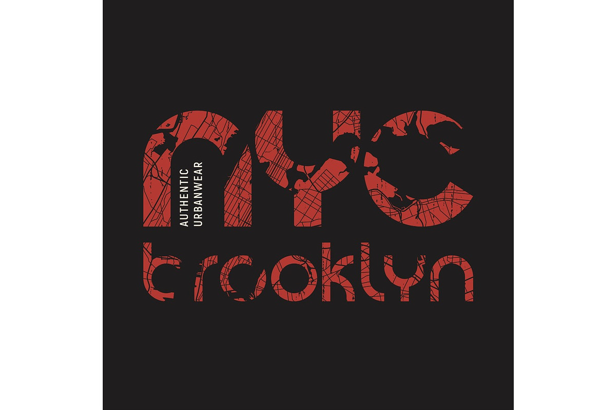 New York Brooklyn t-shirt and apparel vector design, print, typo in Illustrations - product preview 8