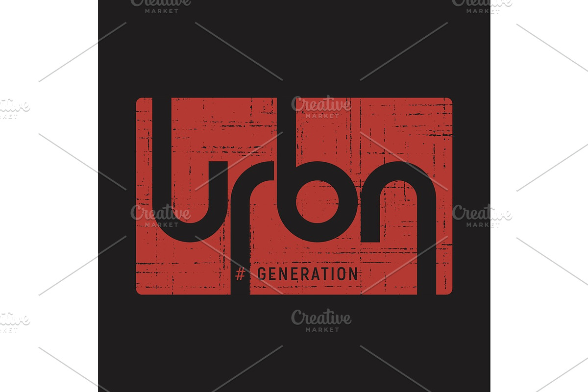 Urban generation . T-shirt and apparel vector design, print, typ in Illustrations - product preview 8