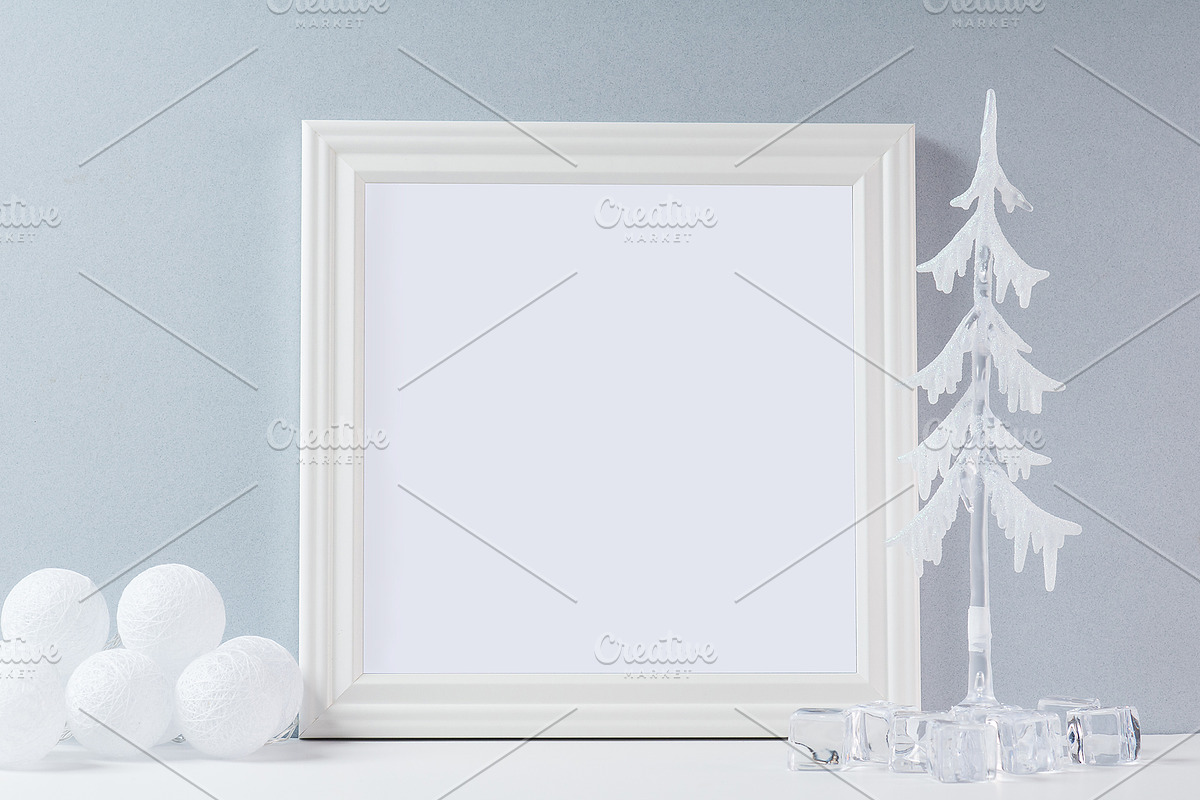 Winter Frame Mockup in Print Mockups - product preview 8