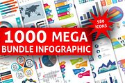 1000 Big Bundle Infographic Elements