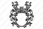 Shield Knight Heraldic Crest Coat of Arms Emblem