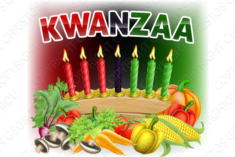 Happy Kwanzaa First Harvest Design in Illustrations - product preview 8