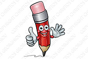 Pencil Cartoon Education Mascot