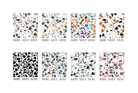 ☆ Terrazzo Inspired LOGO ☆ in Logo Templates - product preview 4