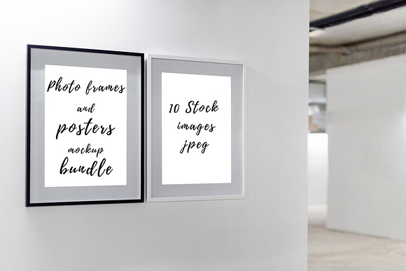 Photo frame and poster mockups in Print Mockups - product preview 5