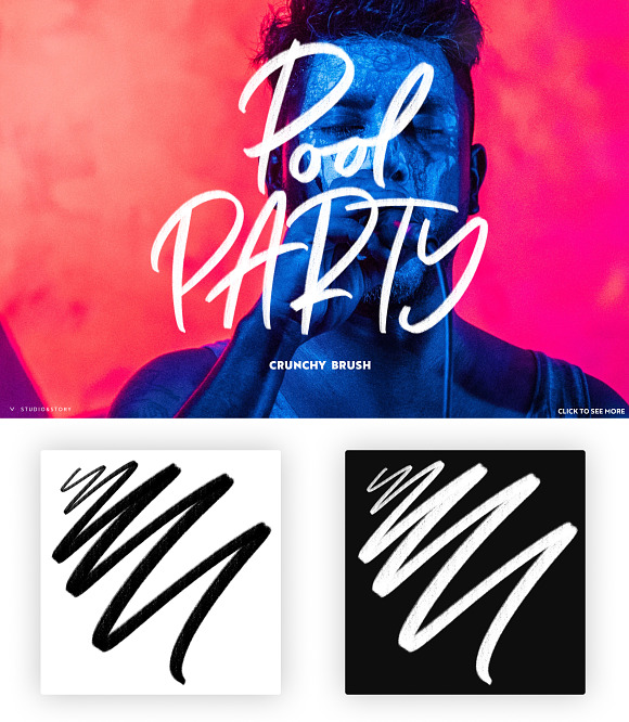 12 Lettering Brushes for Procreate in Photoshop Brushes - product preview 3