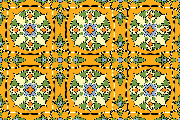 15 Bright Mexican Tiles. Set 2 in Patterns - product preview 4