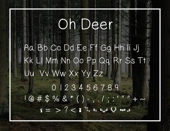 Oh Deer in Sans-Serif Fonts - product preview 2