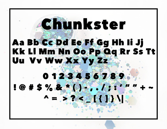 Chunkster in Sans-Serif Fonts - product preview 1