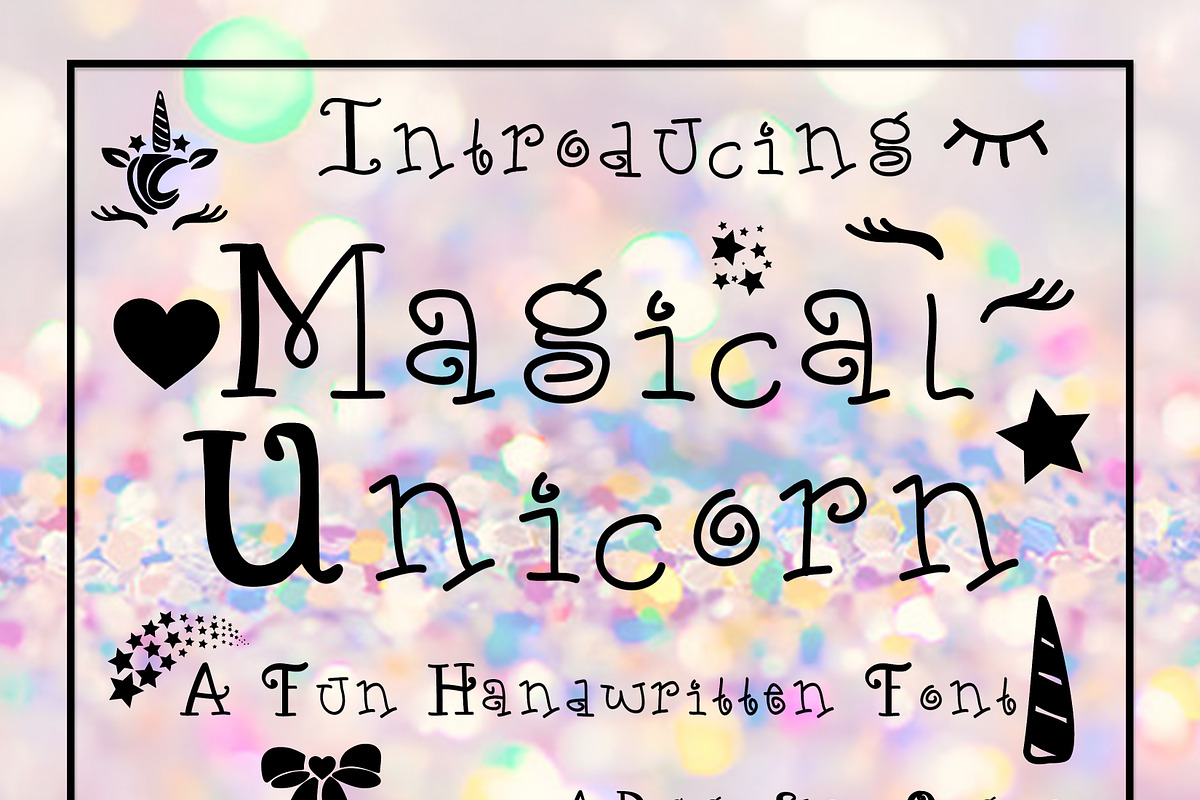 Magical Unicorn in Display Fonts - product preview 8