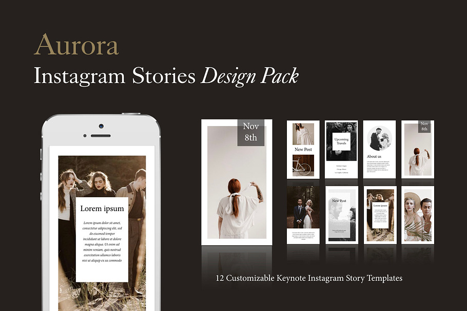 Aurora Instagram Stories Templates in Instagram Templates - product preview 8
