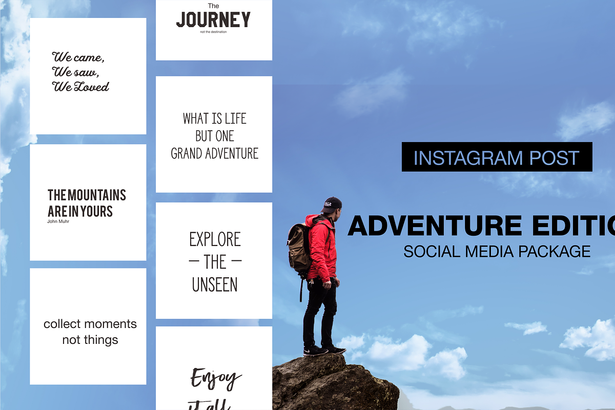Adventure Edition - Social Media in Instagram Templates - product preview 8