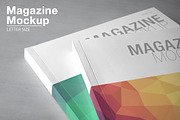 Magazine Mockup / Letter Size 