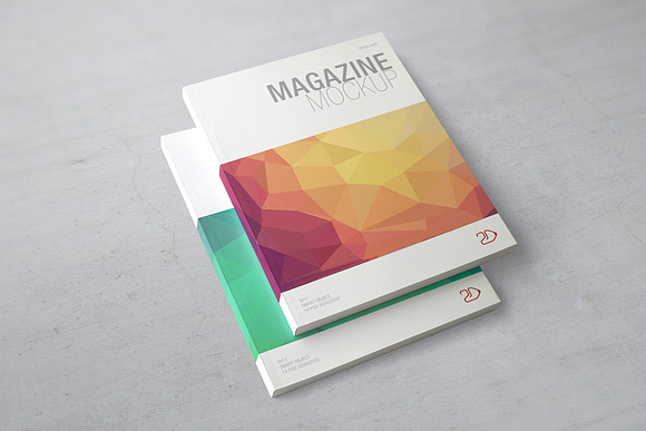 Magazine Mockup / Letter Size  in Print Mockups - product preview 2