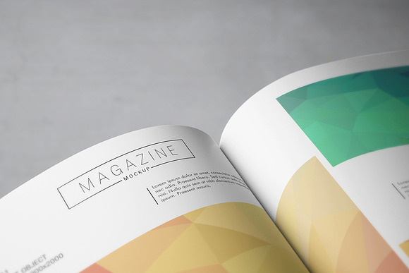 Magazine Mockup / Letter Size  in Print Mockups - product preview 11