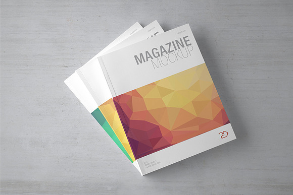 Magazine Mockup / Letter Size  in Print Mockups - product preview 14