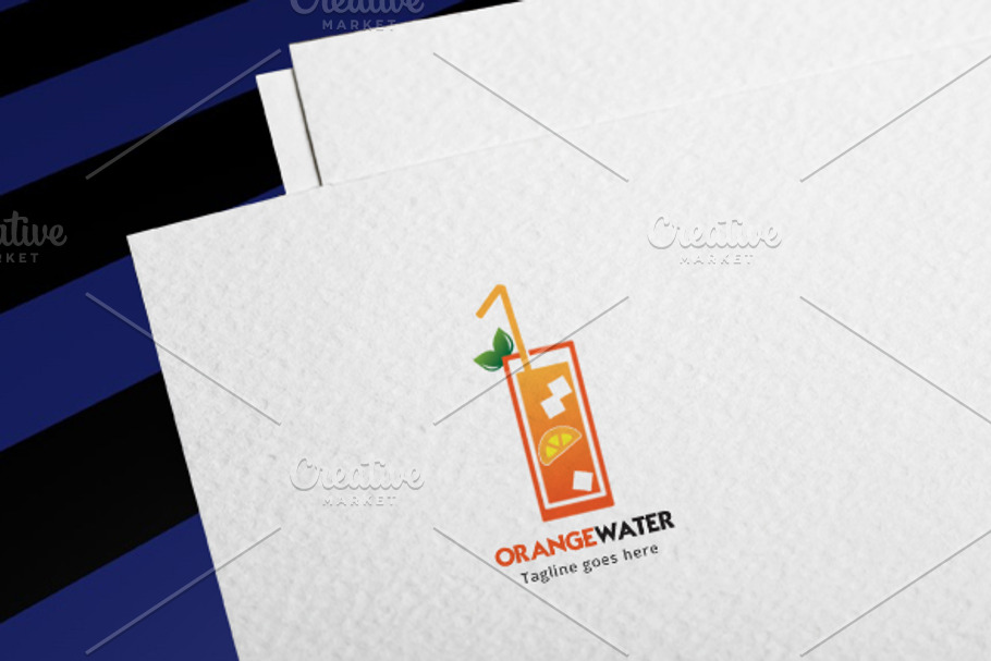 Orange Water in Logo Templates - product preview 8