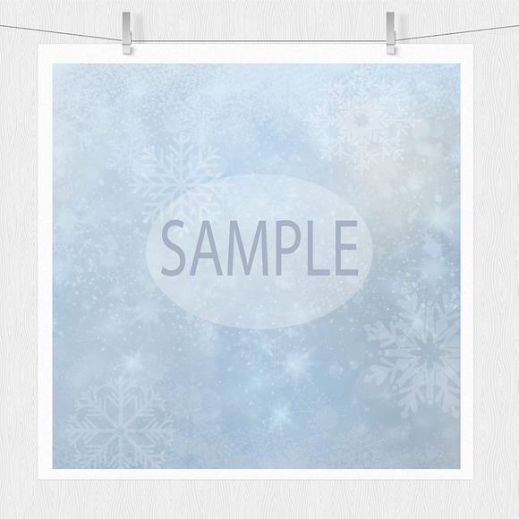 Snowflakes & Digital Papers in Objects - product preview 3