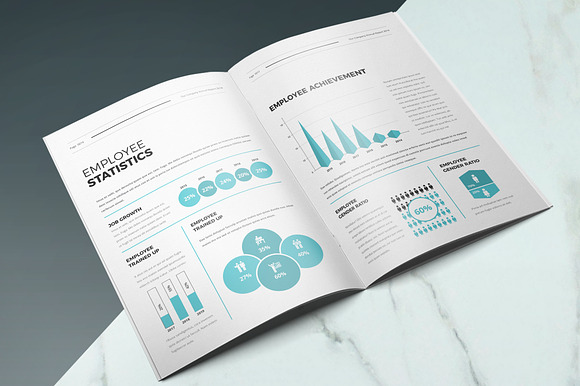 Annual Report Template in Brochure Templates - product preview 2