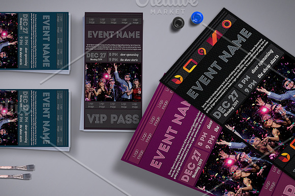 Multipurpose VIP Pass Card in Card Templates - product preview 3