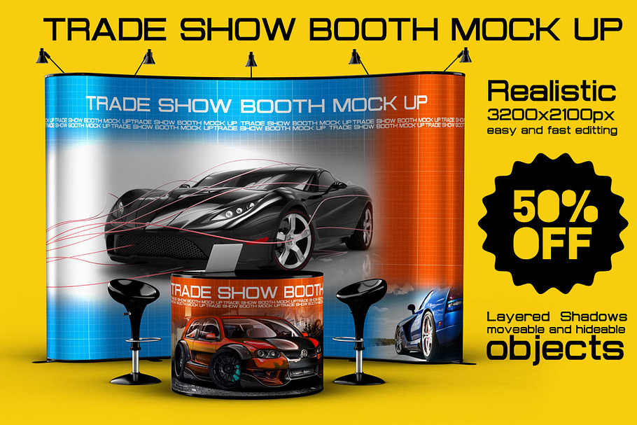 2 Trade Show Booth Mock Up in Mockup Templates - product preview 8