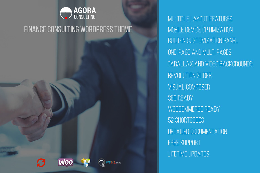 Agora - Financial WordPress Theme in WordPress Business Themes - product preview 8