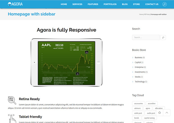 Agora - Financial WordPress Theme in WordPress Business Themes - product preview 6