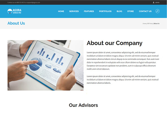 Agora - Financial WordPress Theme in WordPress Business Themes - product preview 11