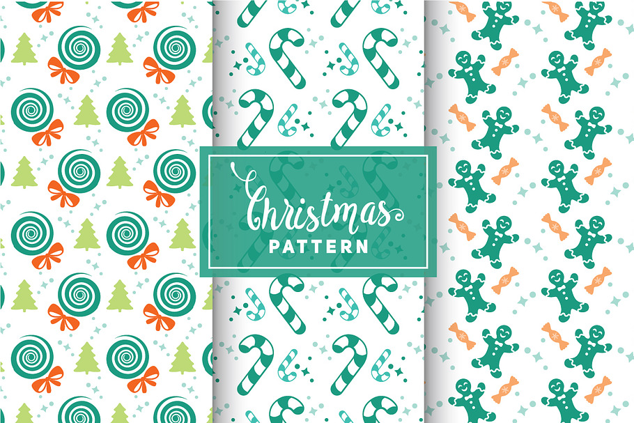 Christmas Vector Patterns #56 in Patterns - product preview 8